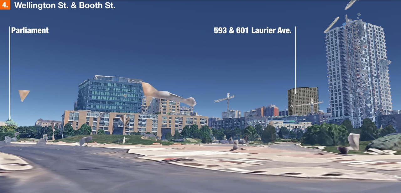 Rendering of building from page 4 of the file '2025-07-16 - Urban View Analysis - D01-01-24-0026'