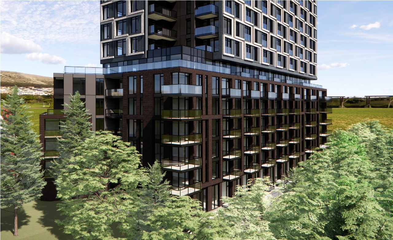 Rendering of building from page 12 of the file '2025-11-26 - UDRP Report - D01-01-24-0026'