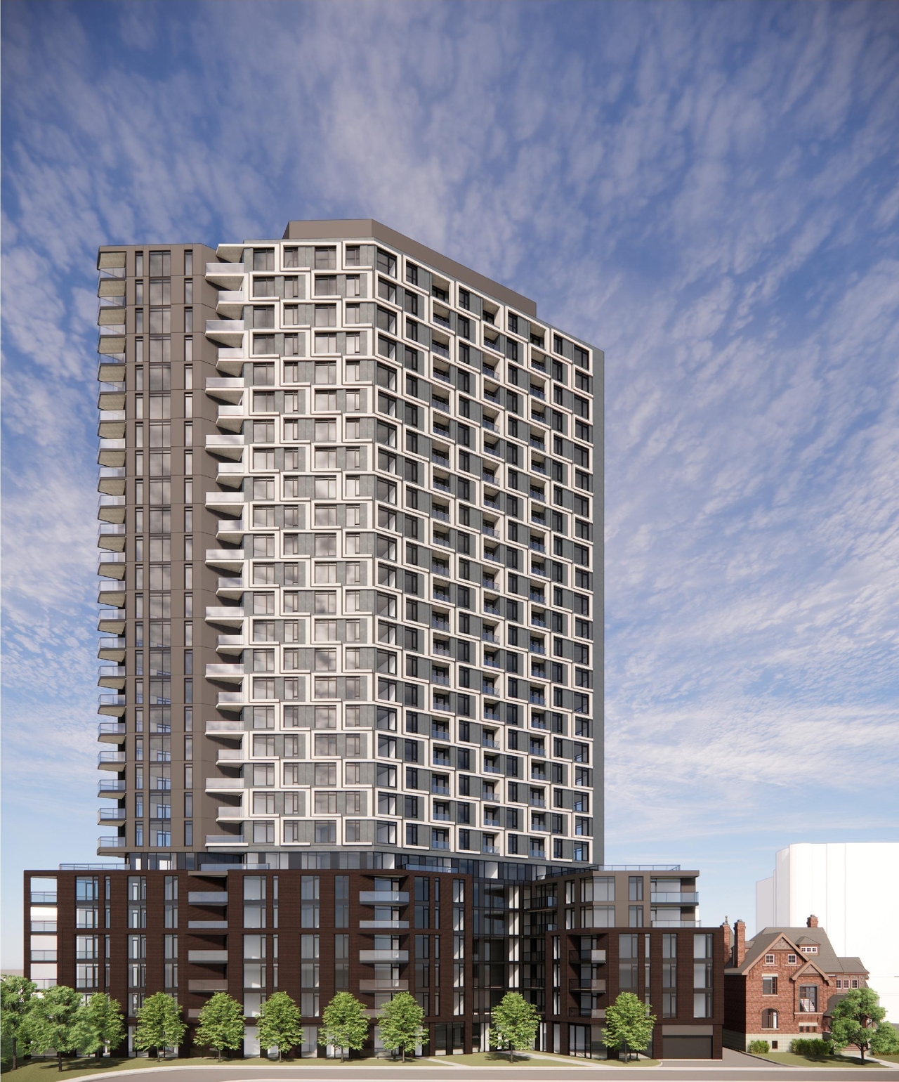 Rendering of building from page 23 of the file '2025-11-26 - UDRP Report - D01-01-24-0026'