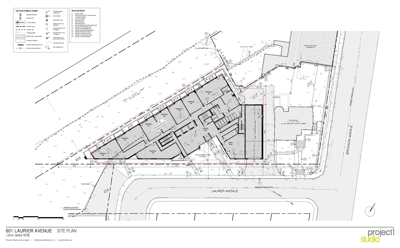 Construction site plan for project from page 32 of the file '2025-11-26 - UDRP Report - D01-01-24-0026'