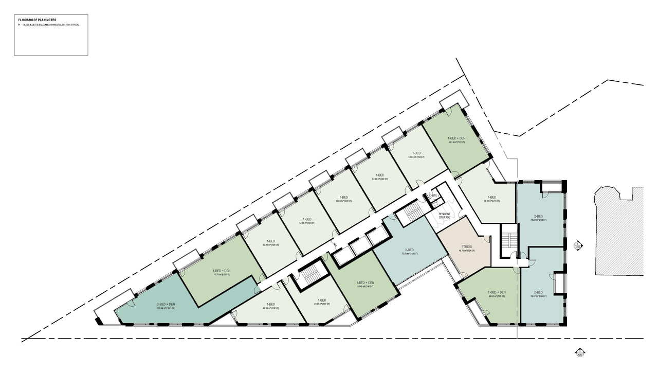 Floor plan for project from page 37 of the file '2025-11-26 - UDRP Report - D01-01-24-0026'
