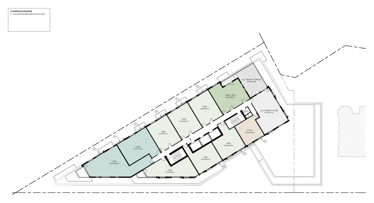 Floor plan for project from page 40 of the file '2025-11-26 - UDRP Report - D01-01-24-0026'