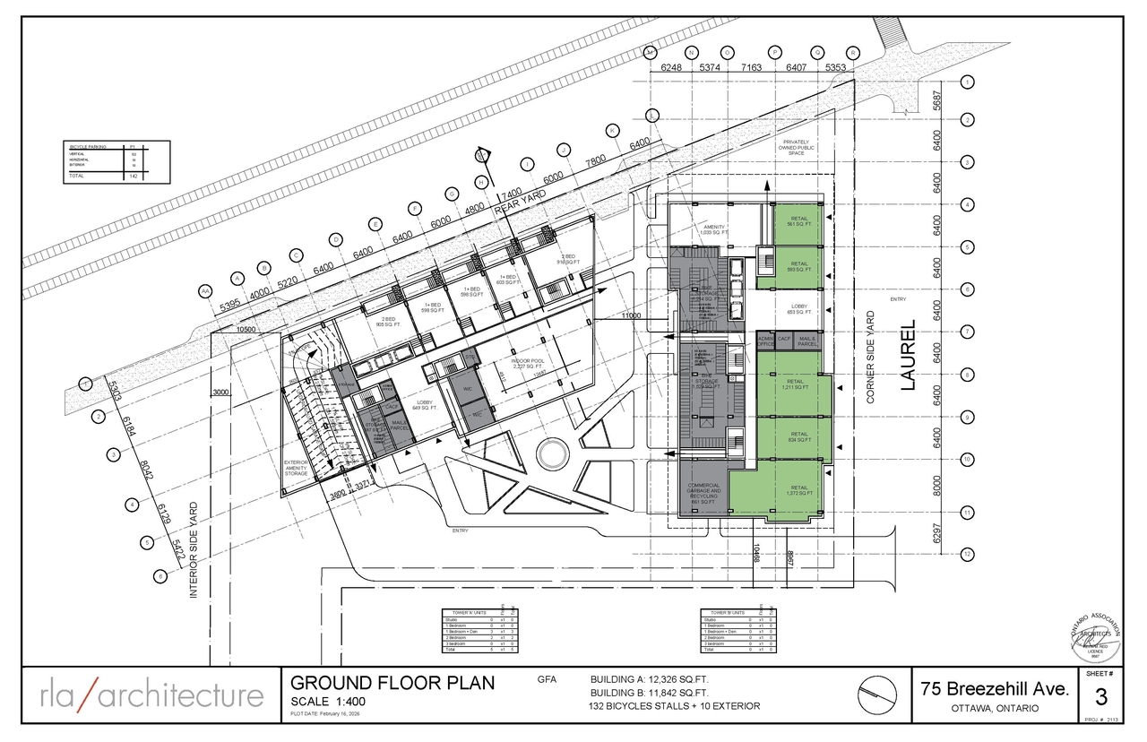 Floor plan for project from page 1 of the file '2026-05-19 - Ground Floor Plan - D01-01-24-0027'