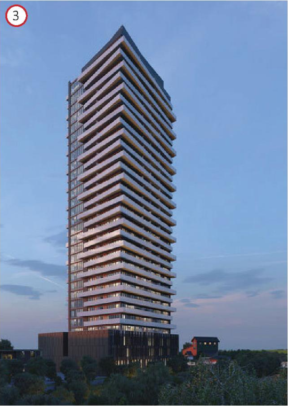 Rendering of building from page 60 of the file '2026-07-29 - Signed Urban Design Brief - D01-01-24-0027'