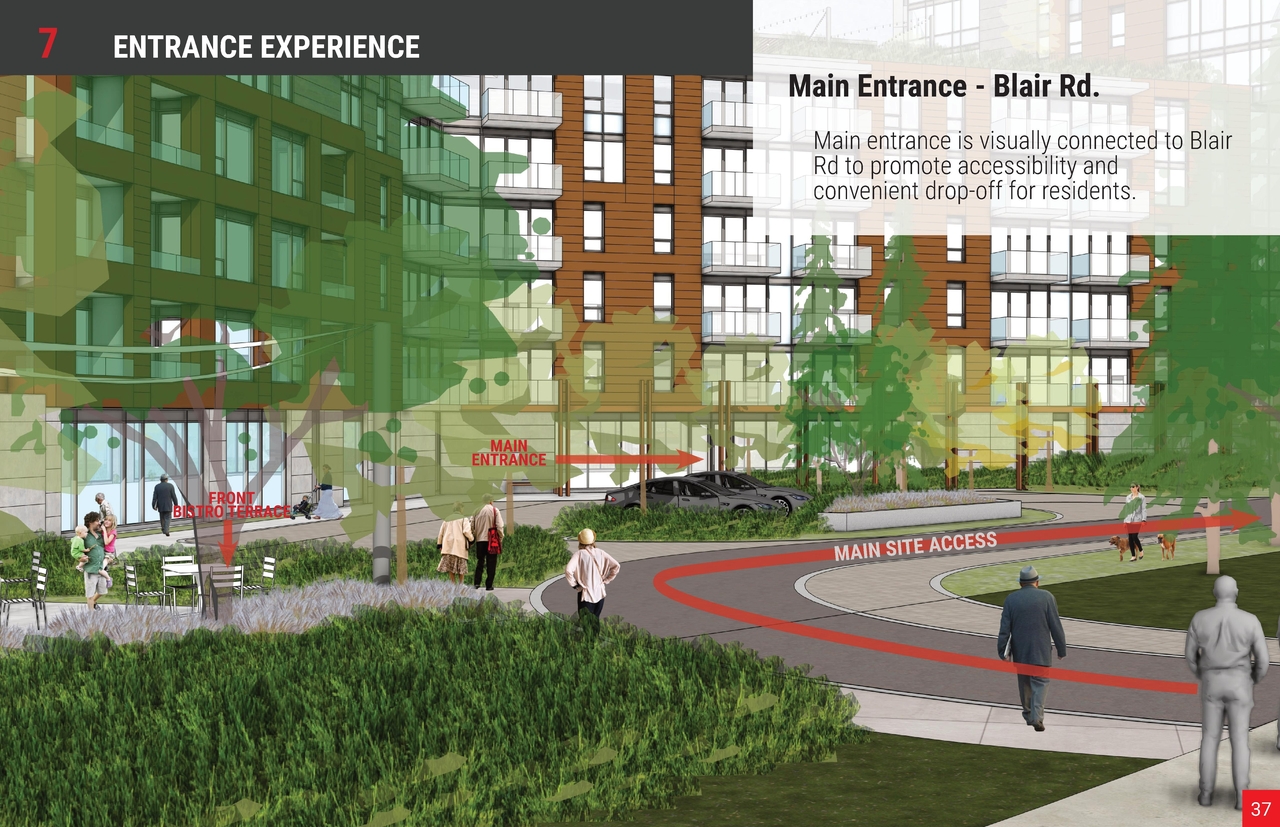 Rendering of building from page 37 of the file '2025-03-20 - Urban Design Brief - D01-01-24-0028'