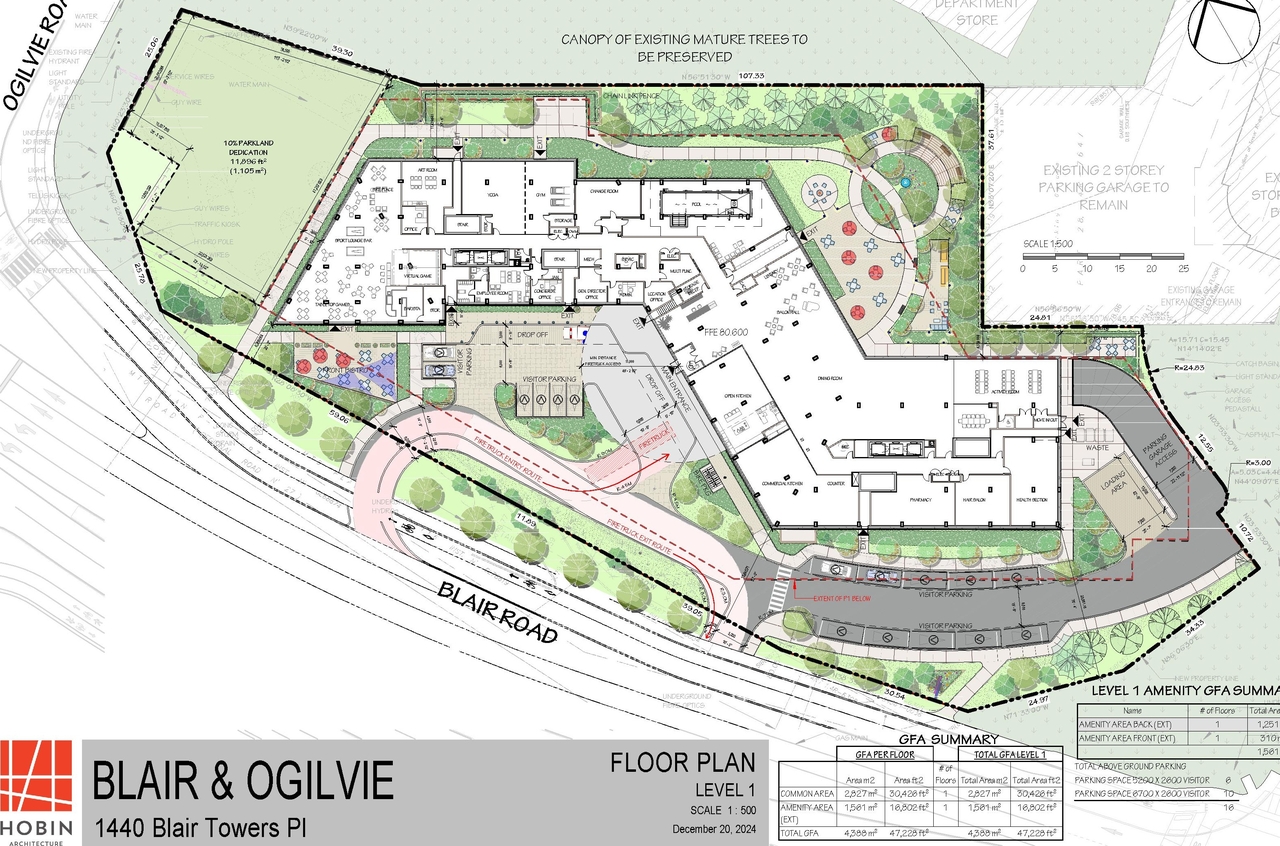 Construction site plan for project from page 47 of the file '2024-12-23 - UDRP Report - D01-01-24-0028'