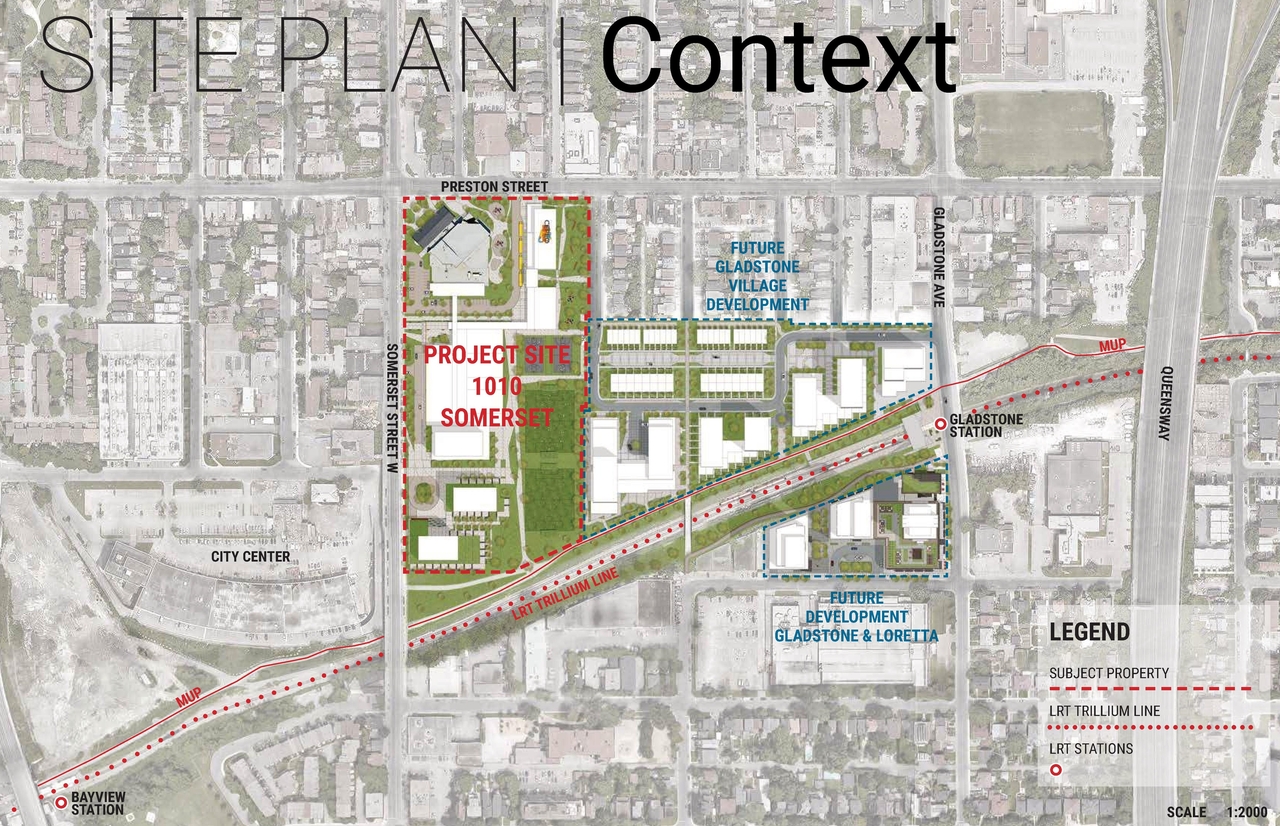 Construction site plan for project from page 19 of the file '2025-03-05 - Urban Design Review Panel Report - D01-01-25-0008'