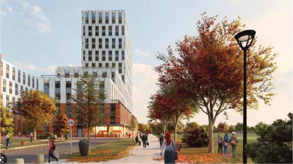 Rendering of building from page 9 of the file '2025-03-05 - Urban Design Review Panel Report - D01-01-25-0008'