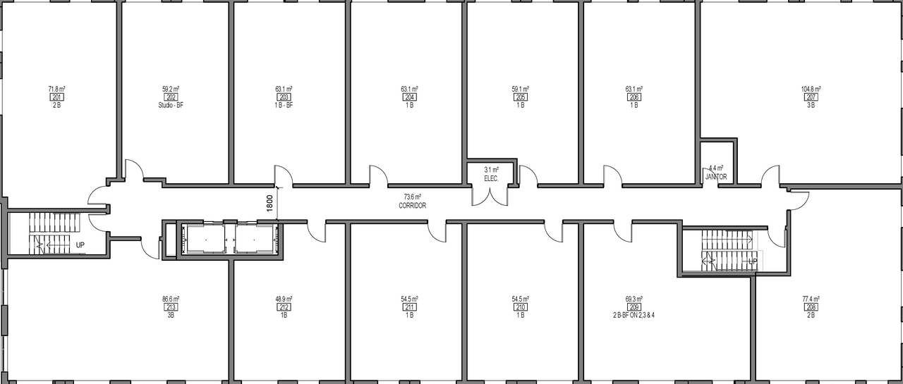 Floor plan for project from page 3 of the file '2025-05-02 - Floor Plans - D01-01-25-0011'