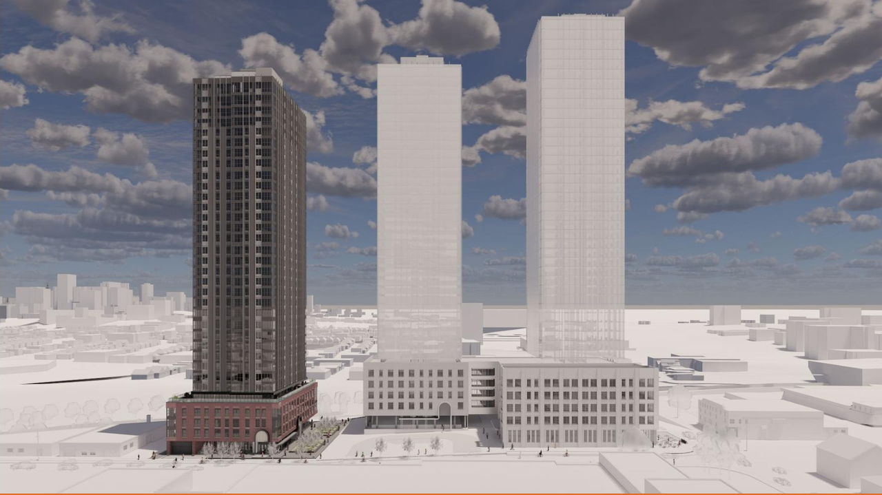 Rendering of building from page 1 of the file '2025-10-22 - Renderings - D01-01-25-0019'