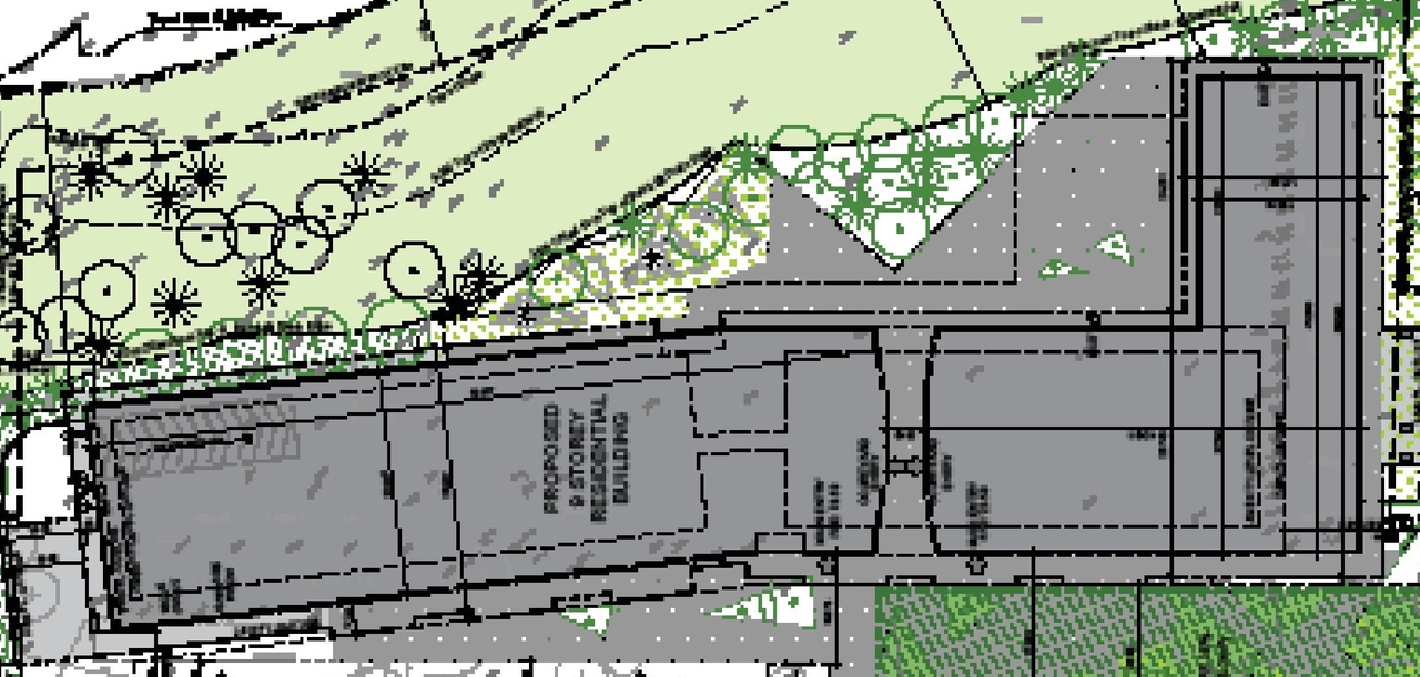 Construction site plan for project from page 18 of the file '2025-12-19 - Architectural & Urban Design Brief - D01-01-25-0026 & D02-02-25-0099'