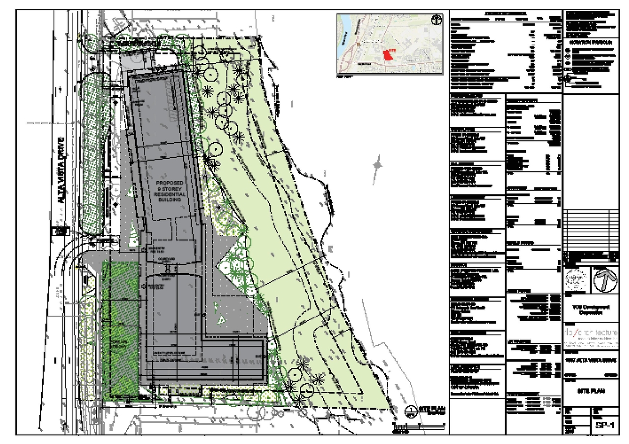 Construction site plan for project from page 20 of the file '2025-12-19 - Architectural & Urban Design Brief - D01-01-25-0026 & D02-02-25-0099'