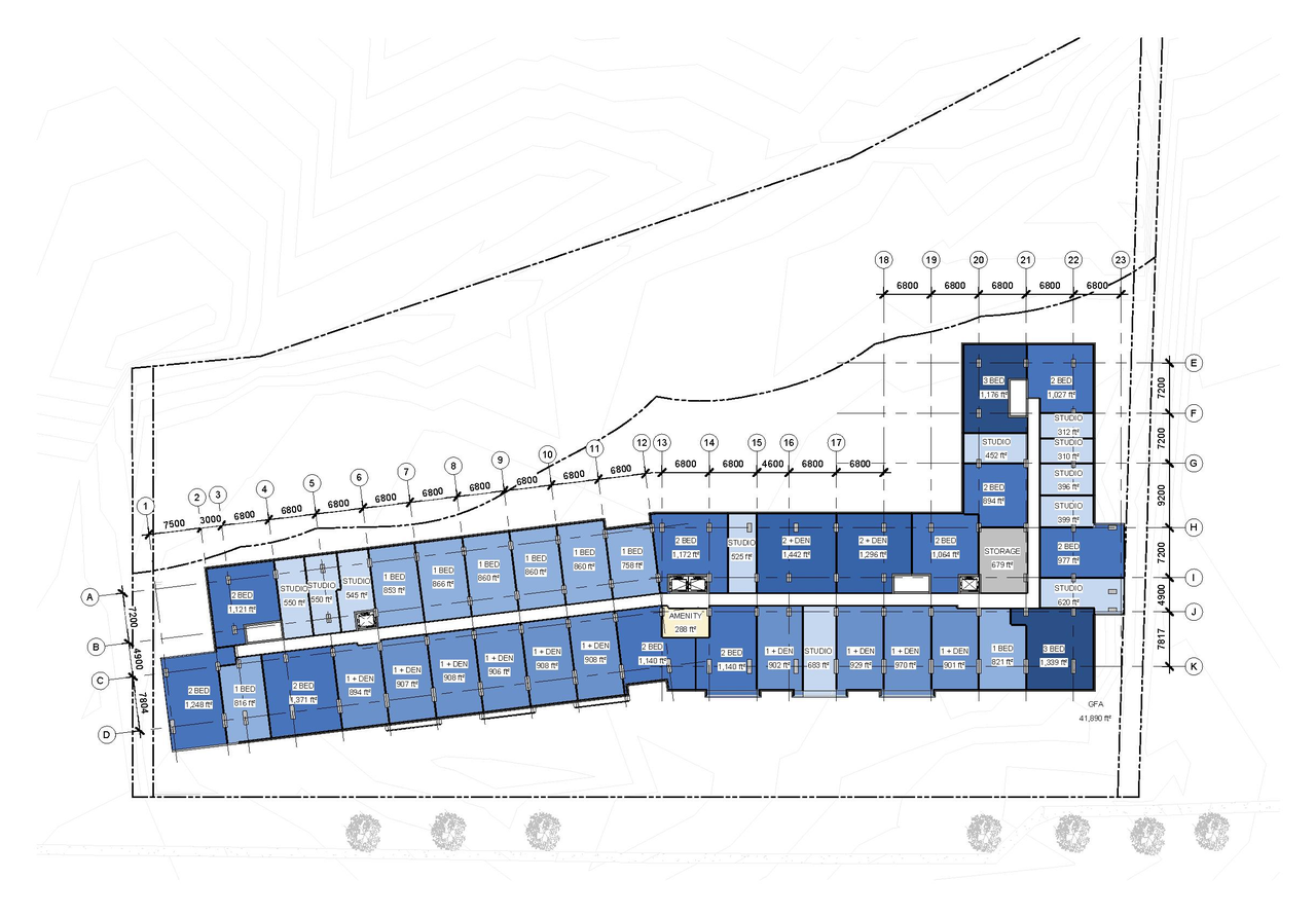 Construction site plan for project from page 27 of the file '2025-12-19 - Architectural & Urban Design Brief - D01-01-25-0026 & D02-02-25-0099'