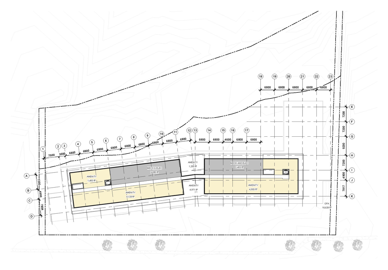 Floor plan for project from page 29 of the file '2025-12-19 - Architectural & Urban Design Brief - D01-01-25-0026 & D02-02-25-0099'