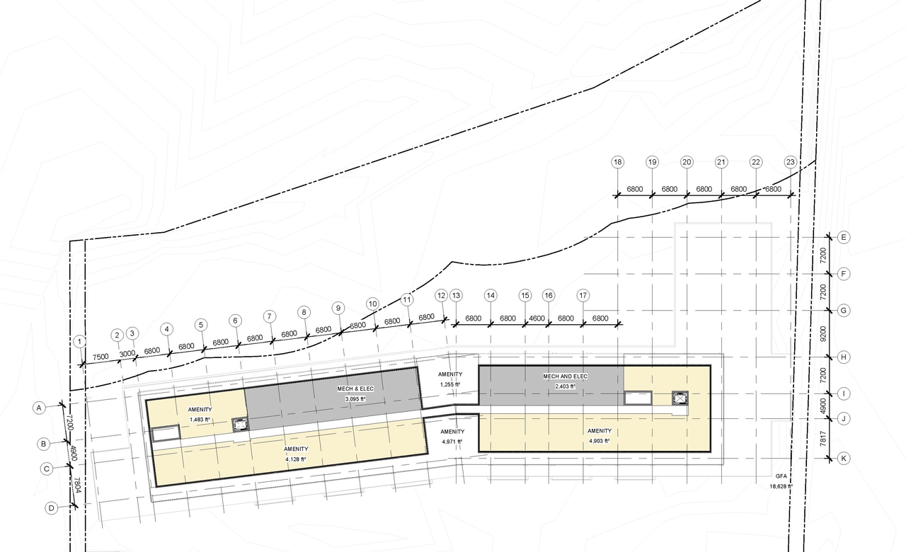 Construction site plan for project from page 29 of the file '2025-12-19 - Architectural & Urban Design Brief - D01-01-25-0026 & D02-02-25-0099'