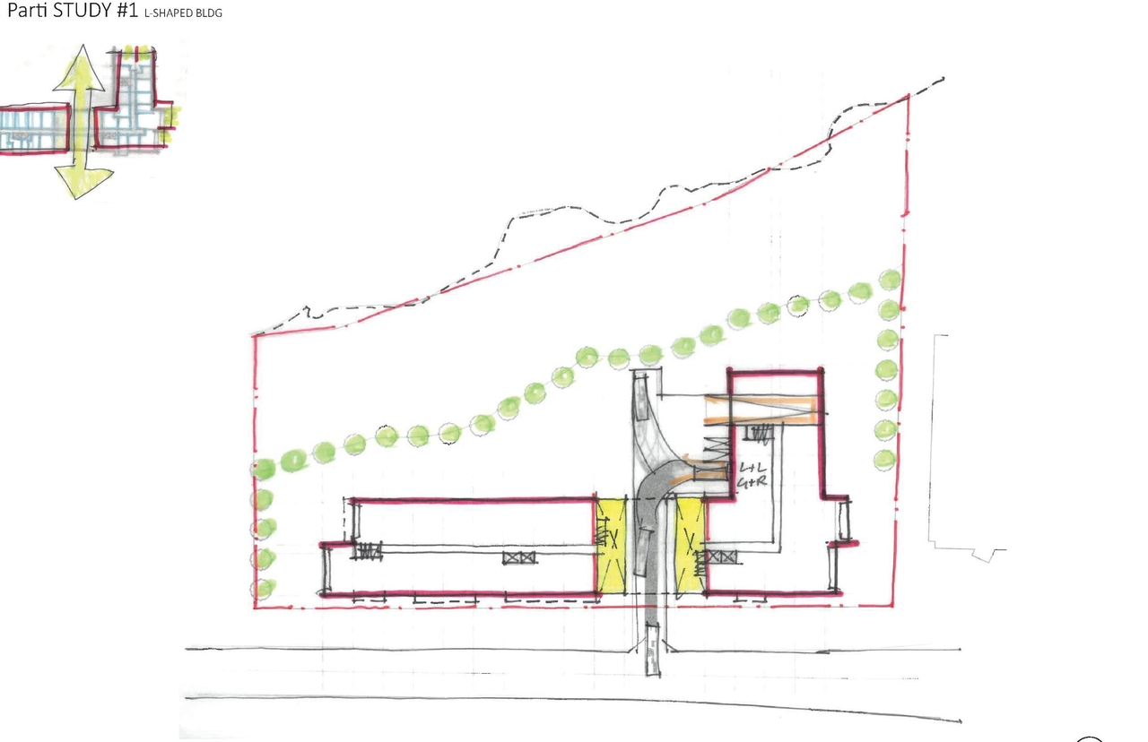 Construction site plan for project from page 5 of the file '2025-12-19 - Architectural & Urban Design Brief - D01-01-25-0026 & D02-02-25-0099'