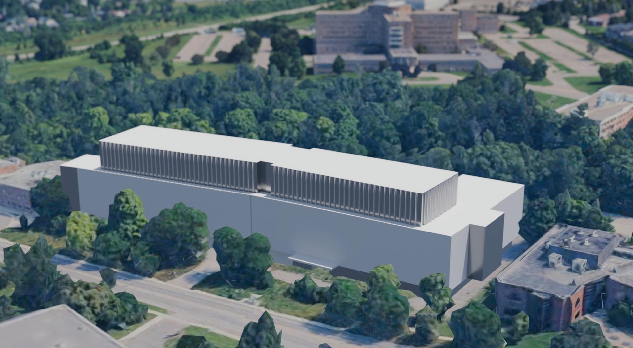 Rendering of building from page 67 of the file '2025-12-19 - Architectural & Urban Design Brief - D01-01-25-0026 & D02-02-25-0099'