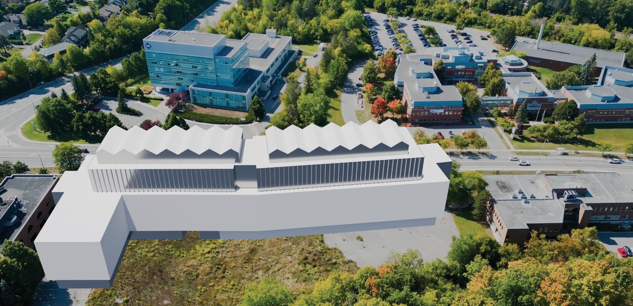 Rendering of building from page 68 of the file '2025-12-19 - Architectural & Urban Design Brief - D01-01-25-0026 & D02-02-25-0099'