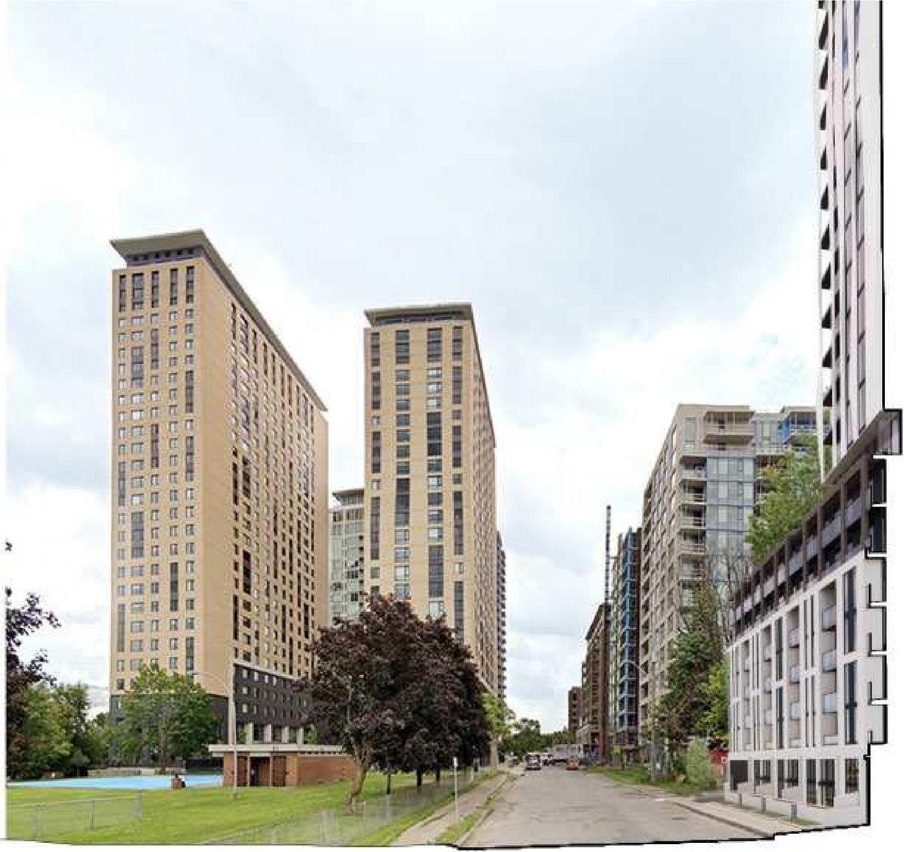 Rendering of building from page 15 of the file '2025-12-24 - Planning Rationale & Urban Design Brief - D01-01-25-0027 & D02-02-25-0103'