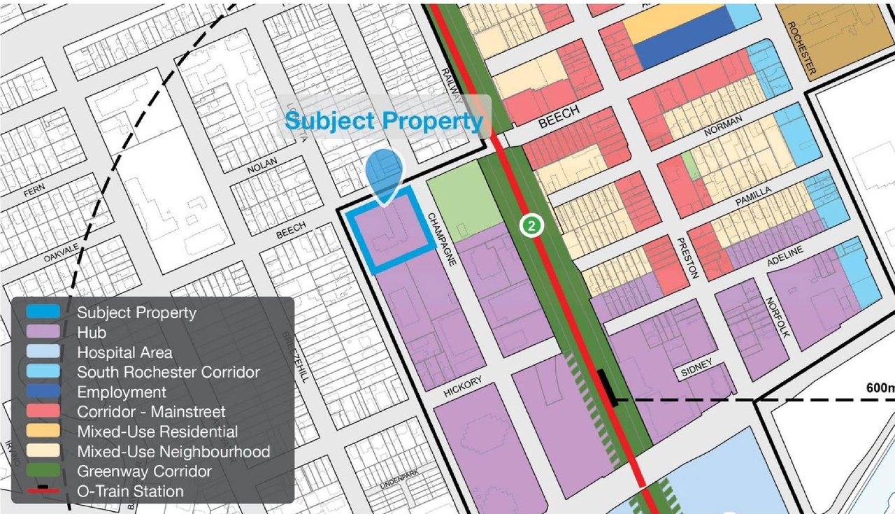 Construction site plan for project from page 33 of the file '2025-12-24 - Planning Rationale & Urban Design Brief - D01-01-25-0027 & D02-02-25-0103'