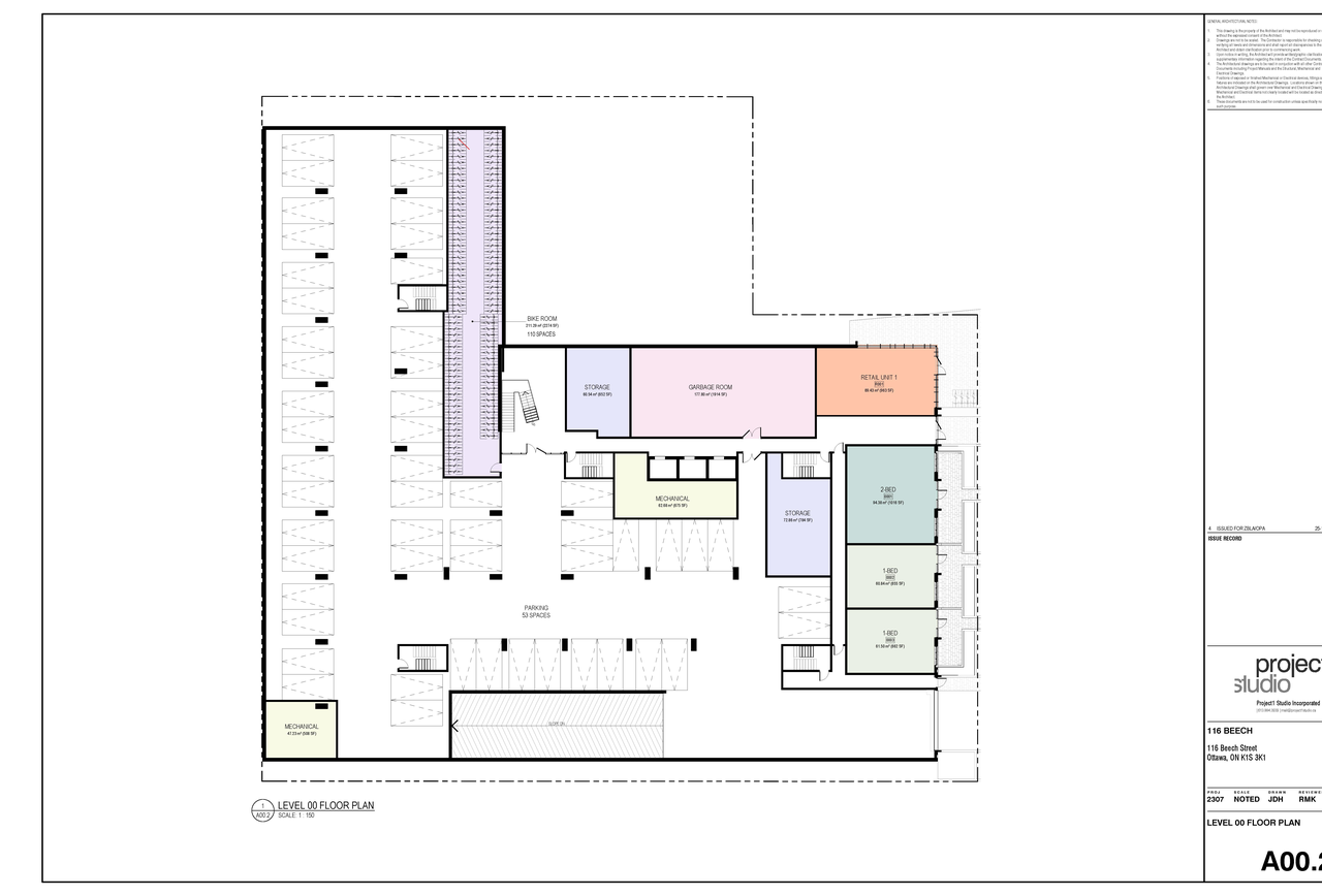Floor plan for project from page 2 of the file '2025-12-24 - Floor Plans - D01-01-25-0027 & D02-02-25-0103'