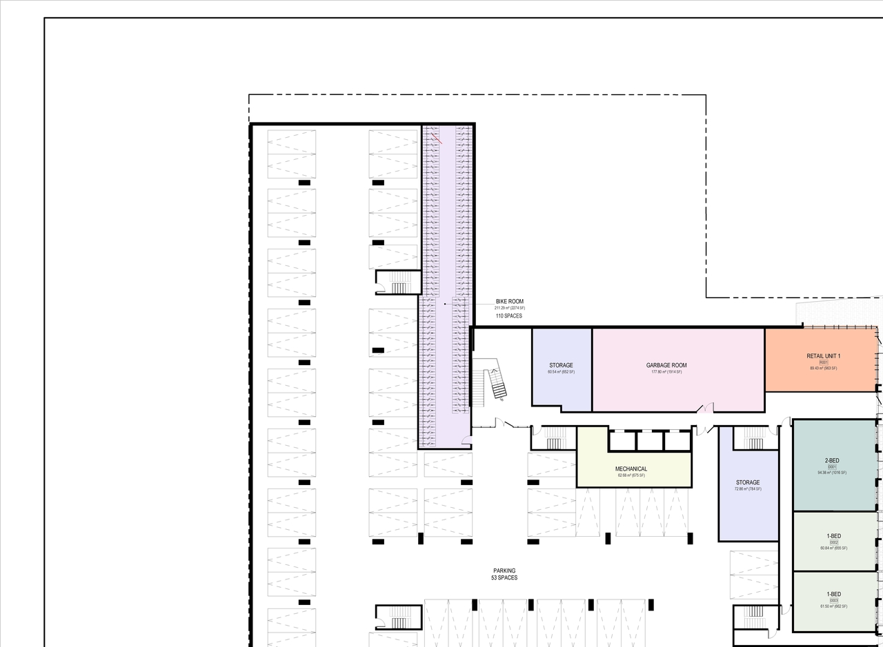 Floor plan for project from page 2 of the file '2025-12-24 - Floor Plans - D01-01-25-0027 & D02-02-25-0103'