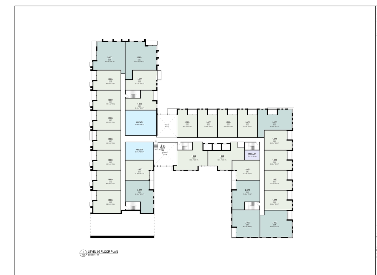 Floor plan for project from page 4 of the file '2025-12-24 - Floor Plans - D01-01-25-0027 & D02-02-25-0103'