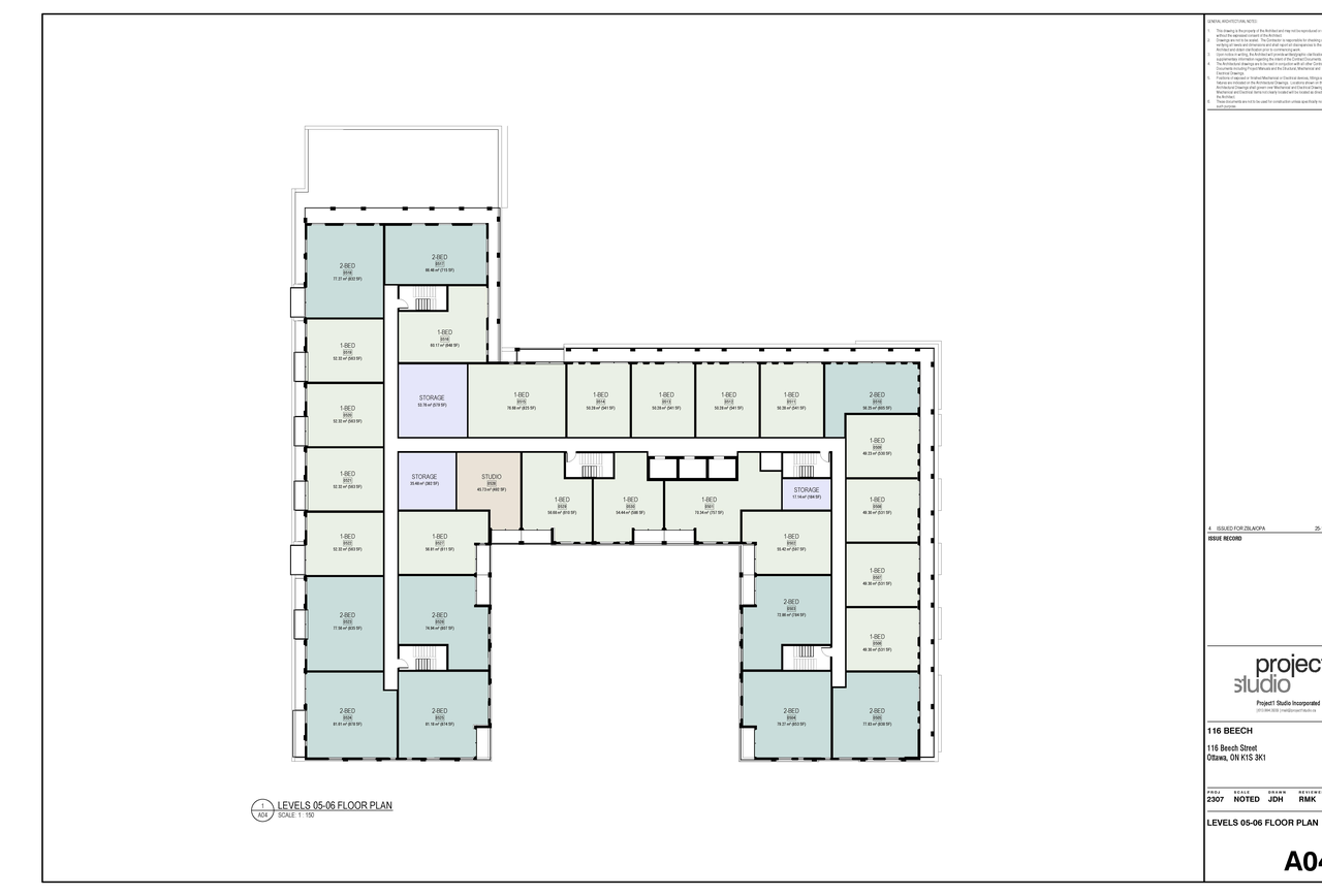 Floor plan for project from page 6 of the file '2025-12-24 - Floor Plans - D01-01-25-0027 & D02-02-25-0103'