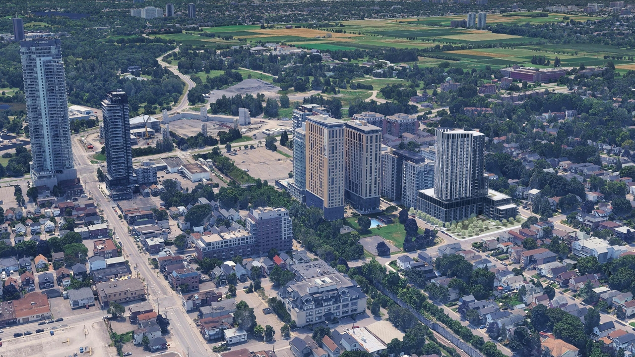 Rendering of building from page 16 of the file '2025-12-24 - Design Brief - D01-01-25-0027 & D02-02-25-0103'