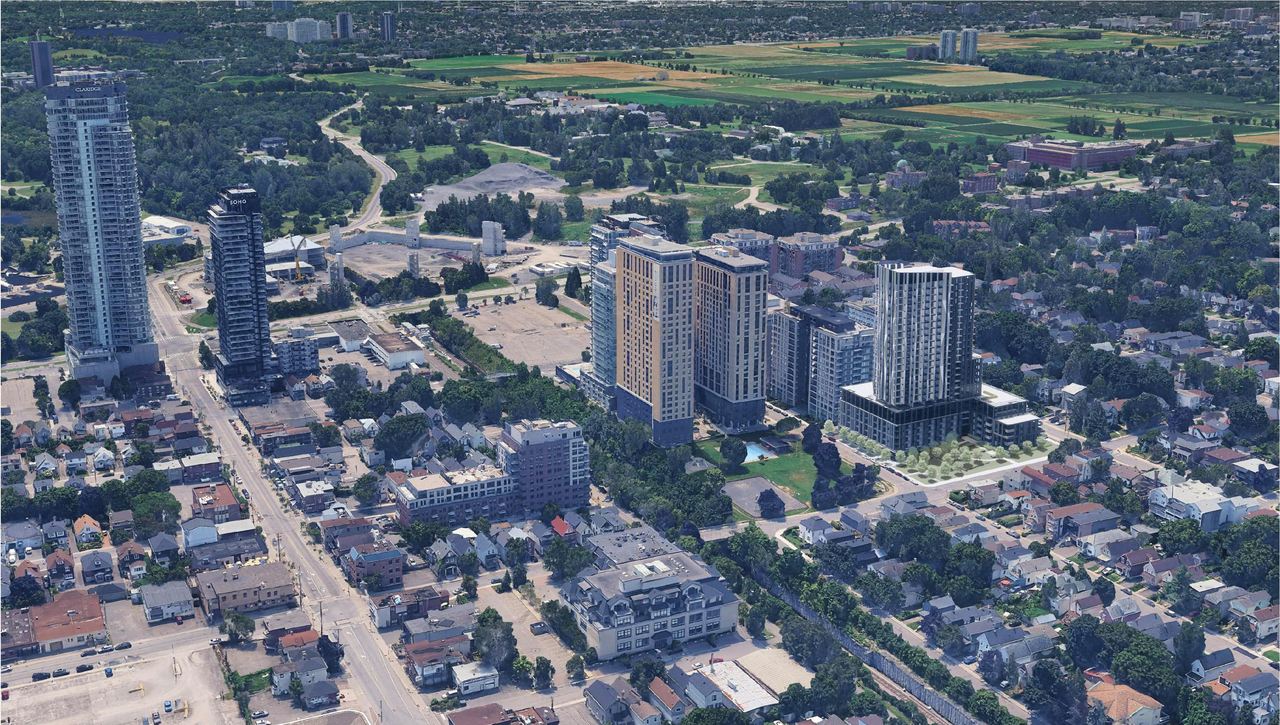 Rendering of building from page 16 of the file '2025-12-24 - Design Brief - D01-01-25-0027 & D02-02-25-0103'