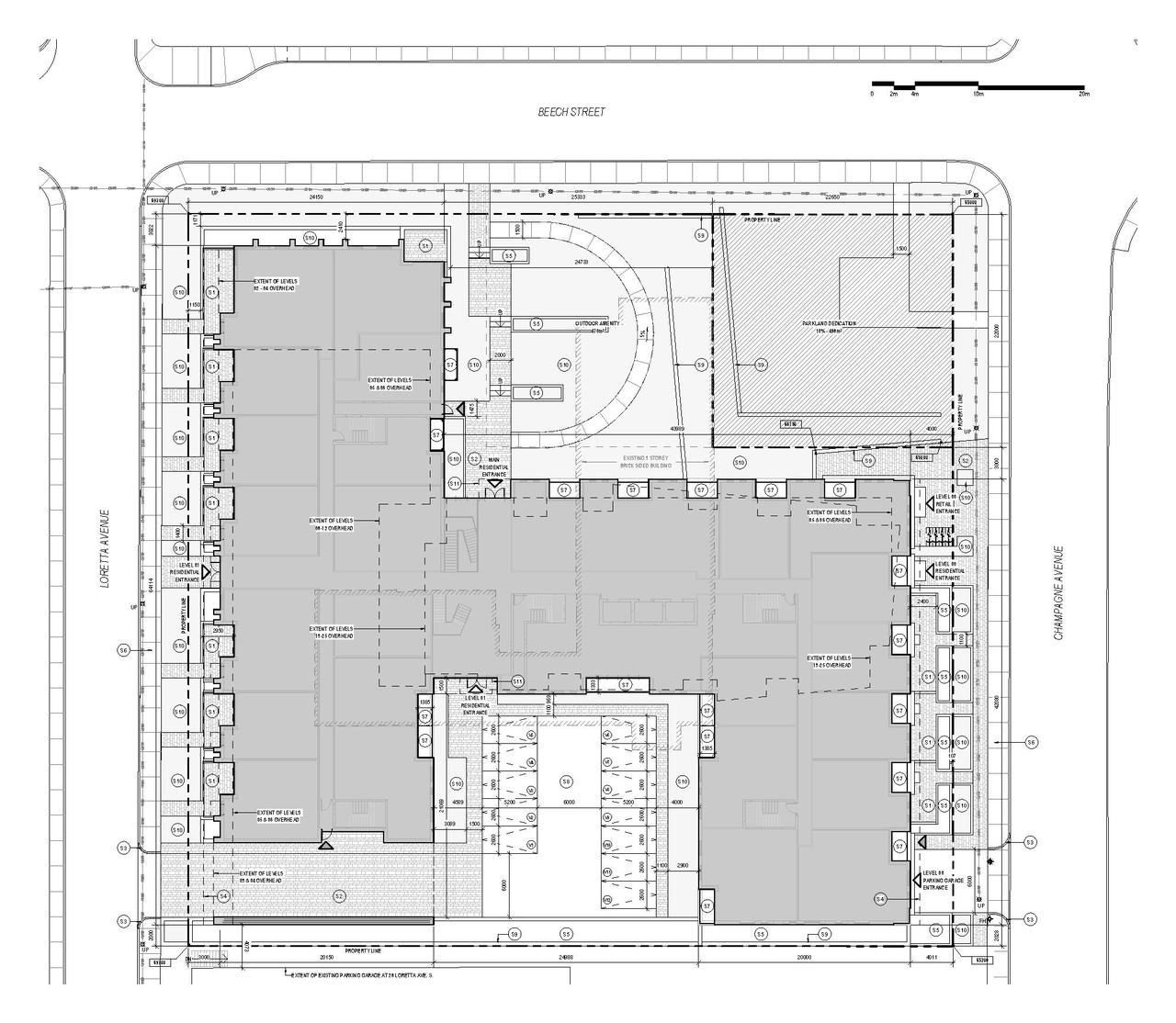 Construction site plan for project from page 31 of the file '2025-12-24 - Design Brief - D01-01-25-0027 & D02-02-25-0103'