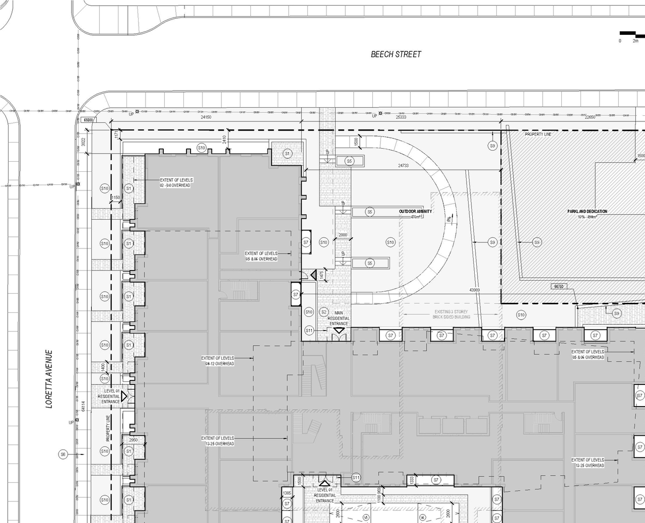 Construction site plan for project from page 31 of the file '2025-12-24 - Design Brief - D01-01-25-0027 & D02-02-25-0103'