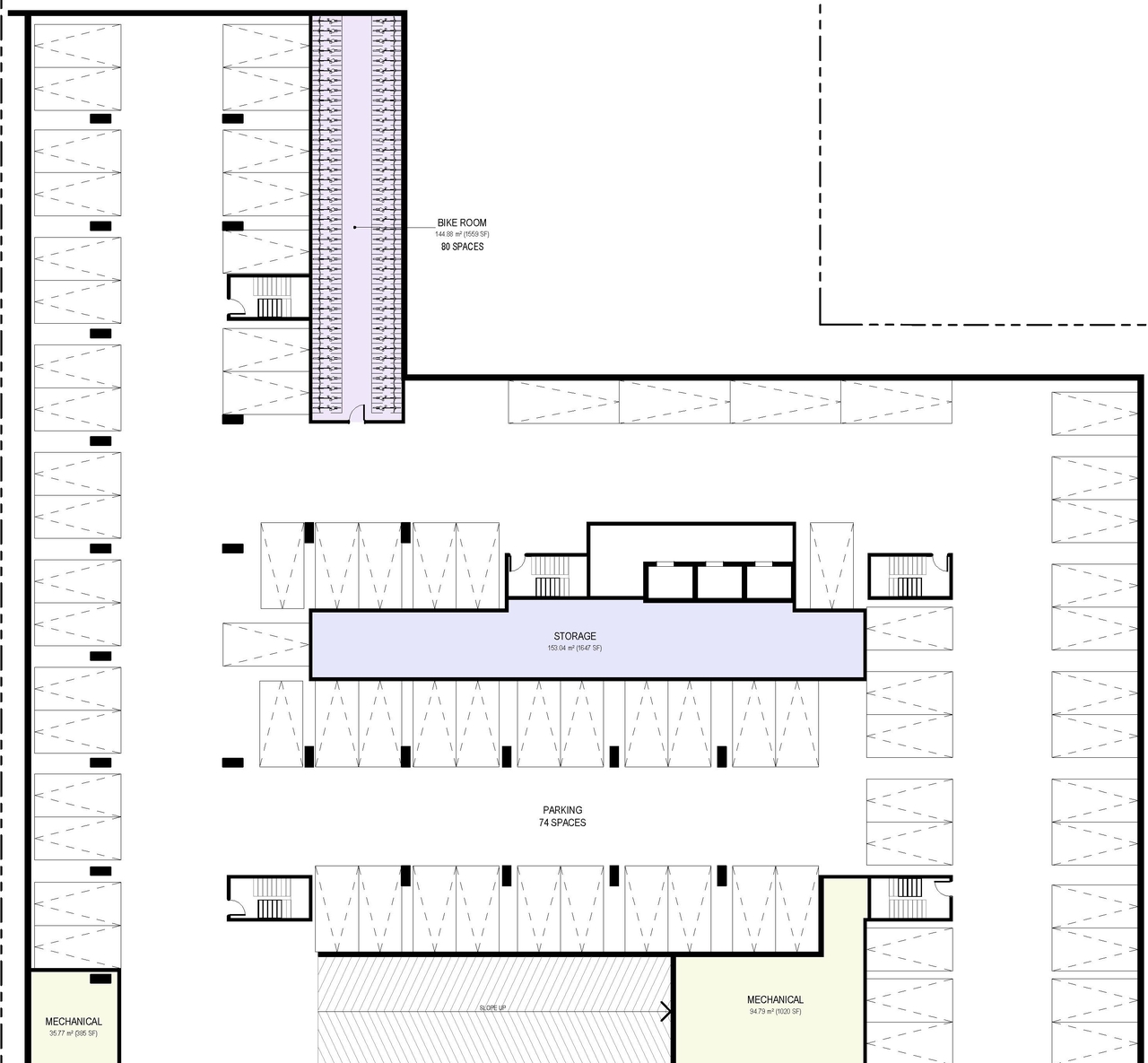 Floor plan for project from page 32 of the file '2025-12-24 - Design Brief - D01-01-25-0027 & D02-02-25-0103'