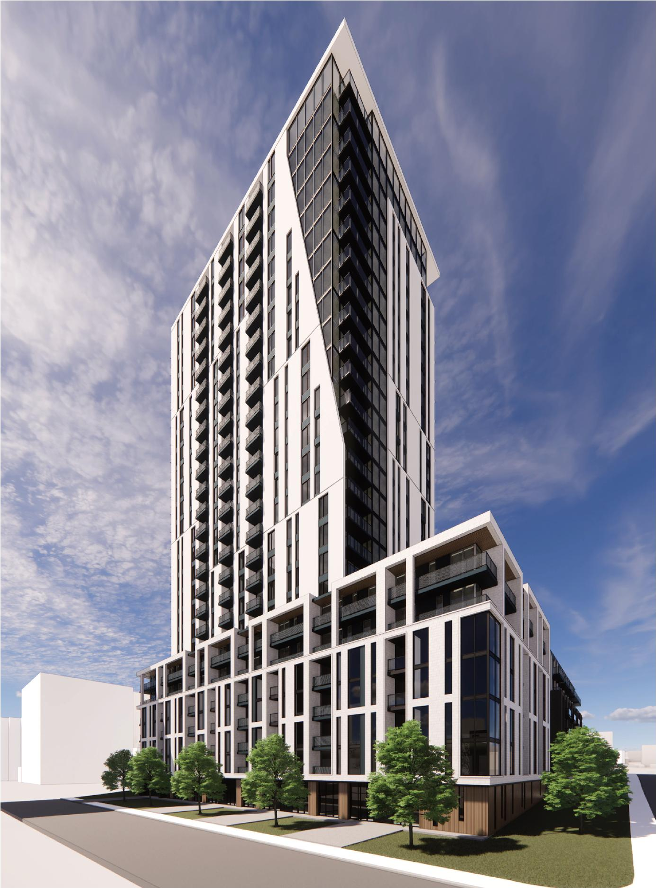 Rendering of building from page 23 of the file '2026-02-27 - UDRP Report - D01-01-25-0027 & D02-02-25-0103'