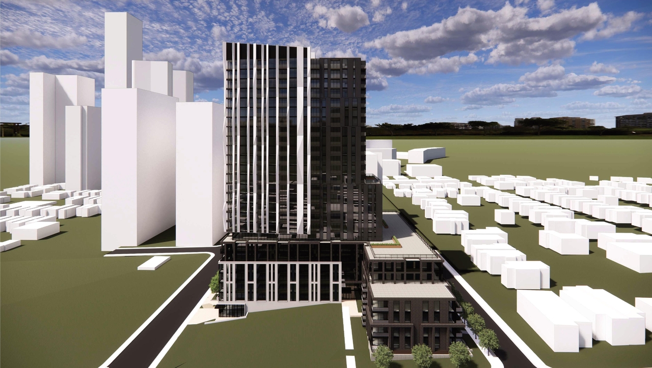 Rendering of building from page 25 of the file '2026-02-27 - UDRP Report - D01-01-25-0027 & D02-02-25-0103'