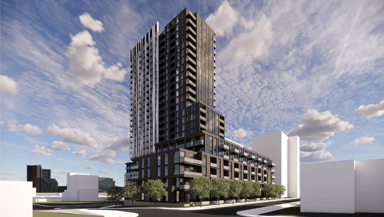 Rendering of building from page 30 of the file '2026-02-27 - UDRP Report - D01-01-25-0027 & D02-02-25-0103'
