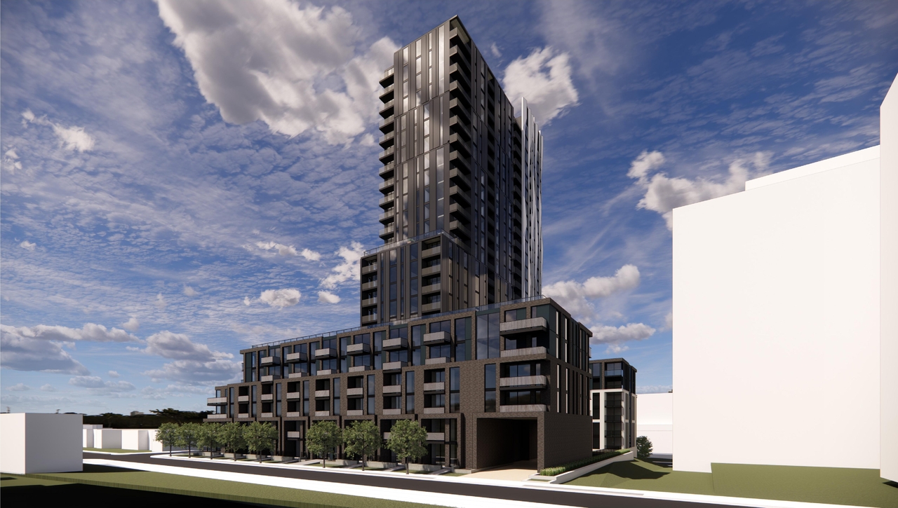 Rendering of building from page 33 of the file '2026-02-27 - UDRP Report - D01-01-25-0027 & D02-02-25-0103'