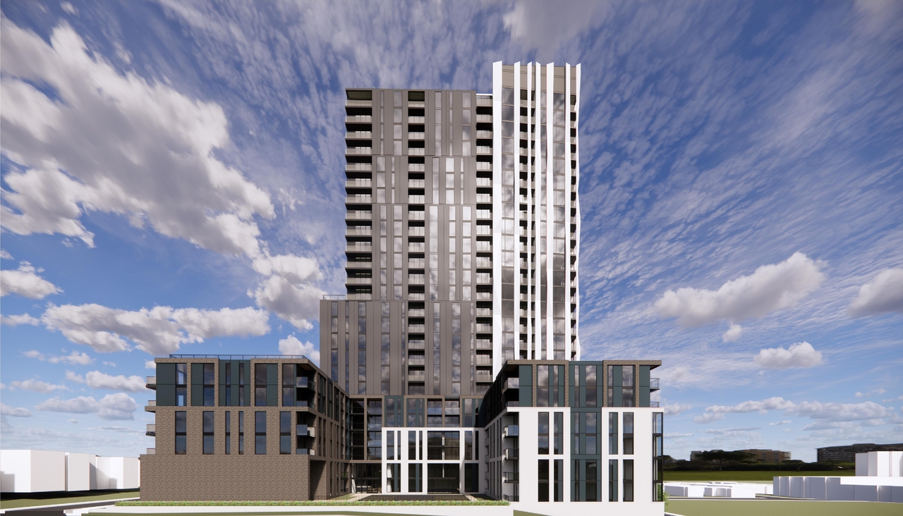 Rendering of building from page 34 of the file '2026-02-27 - UDRP Report - D01-01-25-0027 & D02-02-25-0103'