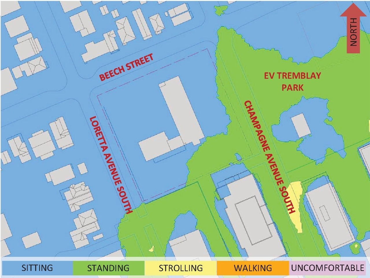 Construction site plan for project from page 60 of the file '2026-02-27 - UDRP Report - D01-01-25-0027 & D02-02-25-0103'