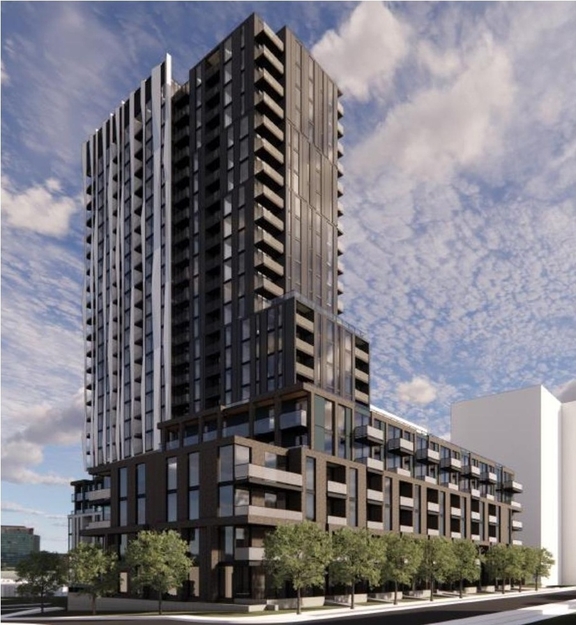 Rendering of building from page 66 of the file '2026-02-27 - UDRP Report - D01-01-25-0027 & D02-02-25-0103'