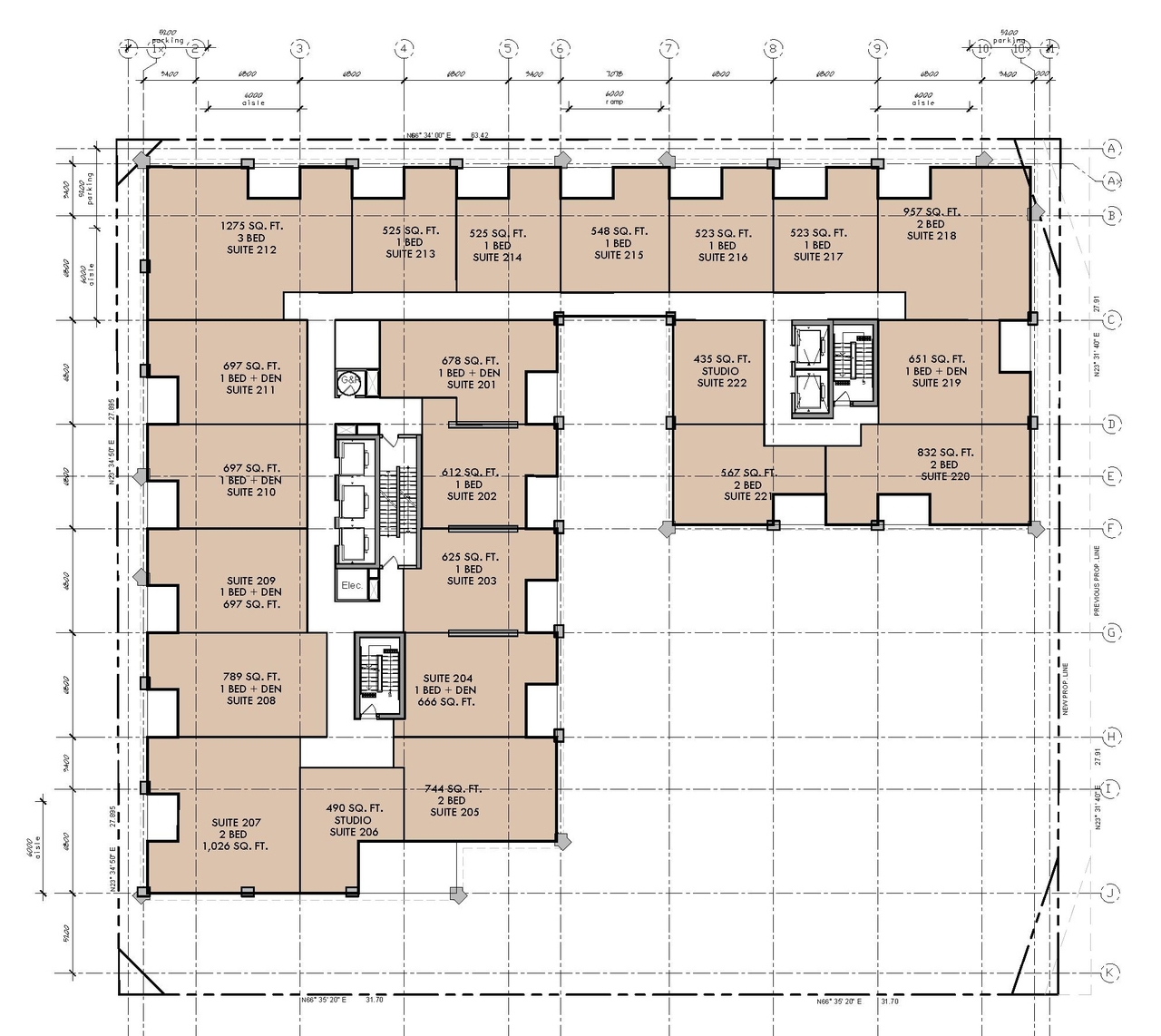 Floor plan for project from page 4 of the file '2026-01-26 - Conceptual Floor Plans - D01-01-26-0002 & D02-02-26-0003'