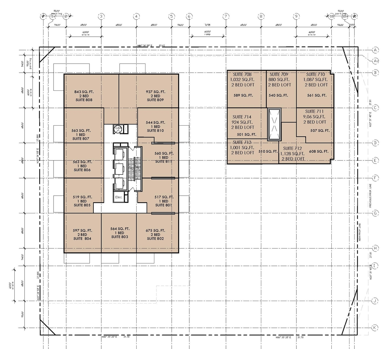 Floor plan for project from page 6 of the file '2026-01-26 - Conceptual Floor Plans - D01-01-26-0002 & D02-02-26-0003'