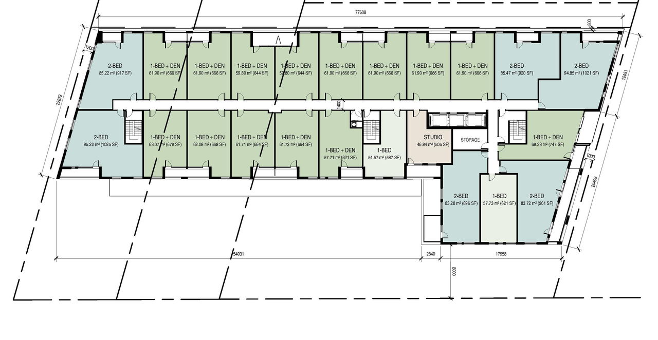Floor plan for project from page 6 of the file '2026-08-10 - Floor Plans - D01-01-26-0003 & D02-02-26-0008'