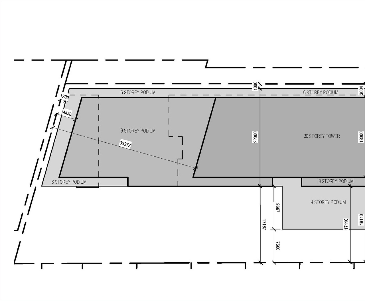 Construction site plan for project from page 23 of the file '2026-02-13 - Urban Design Brief - D01-01-26-0003 & D02-02-26-0008'