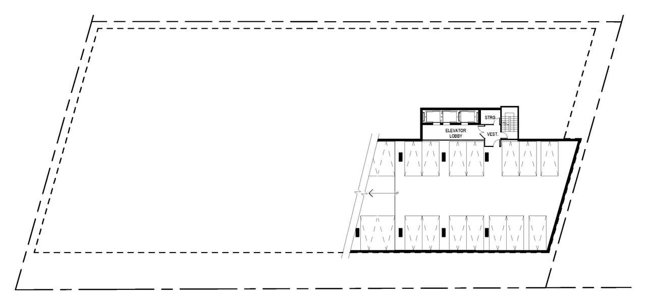Floor plan for project from page 24 of the file '2026-02-13 - Urban Design Brief - D01-01-26-0003 & D02-02-26-0008'
