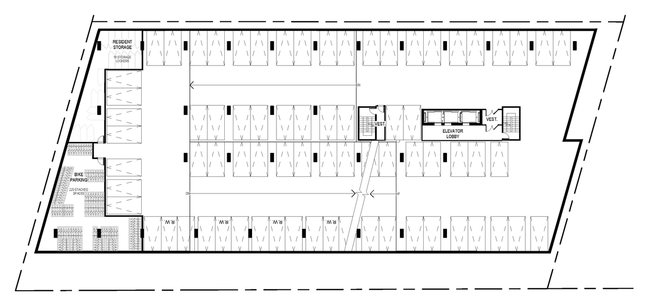 Floor plan for project from page 26 of the file '2026-02-13 - Urban Design Brief - D01-01-26-0003 & D02-02-26-0008'