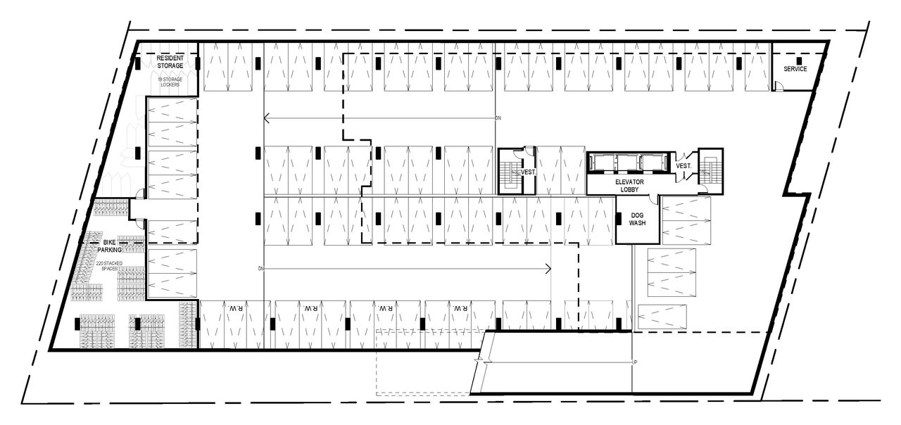 Floor plan for project from page 27 of the file '2026-02-13 - Urban Design Brief - D01-01-26-0003 & D02-02-26-0008'