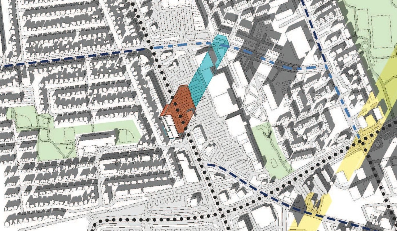 Construction site plan for project from page 36 of the file '2026-02-13 - Urban Design Brief - D01-01-26-0003 & D02-02-26-0008'