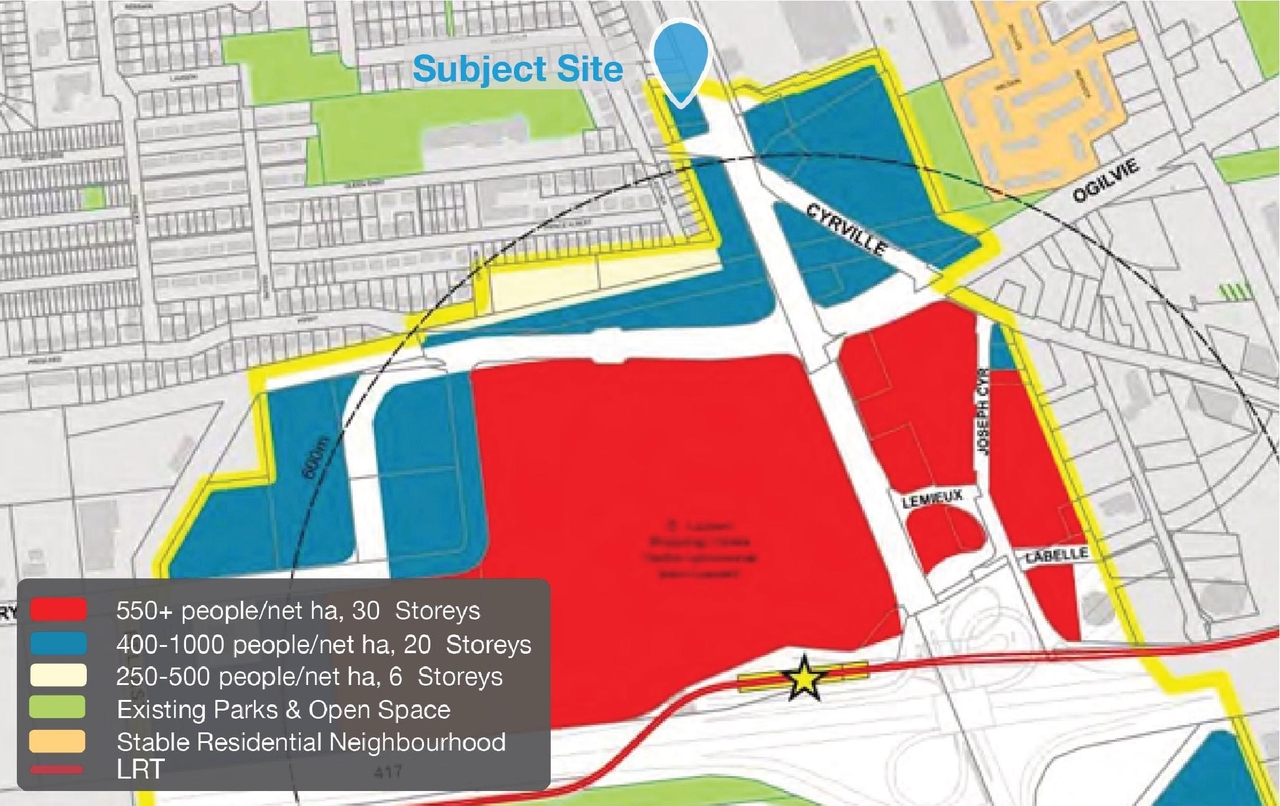 Construction site plan for project from page 6 of the file '2026-02-13 - Urban Design Brief - D01-01-26-0003 & D02-02-26-0008'