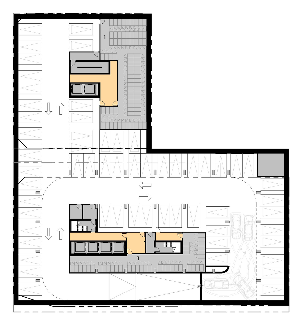 Floor plan for project from page 13 of the file '2026-03-09 - Urban Design Review Panel Recommendation Responses - D01-01-26-0005 & D02-02-26-0016'